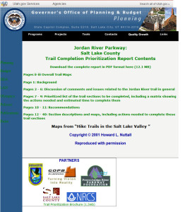 JRNAF Jordan River Parkway Trail Prioritization